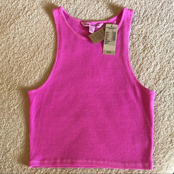 American Eagle Outfitters Tops - 🔥🔥 BNWT American Eagle Pink Crop Top | Small